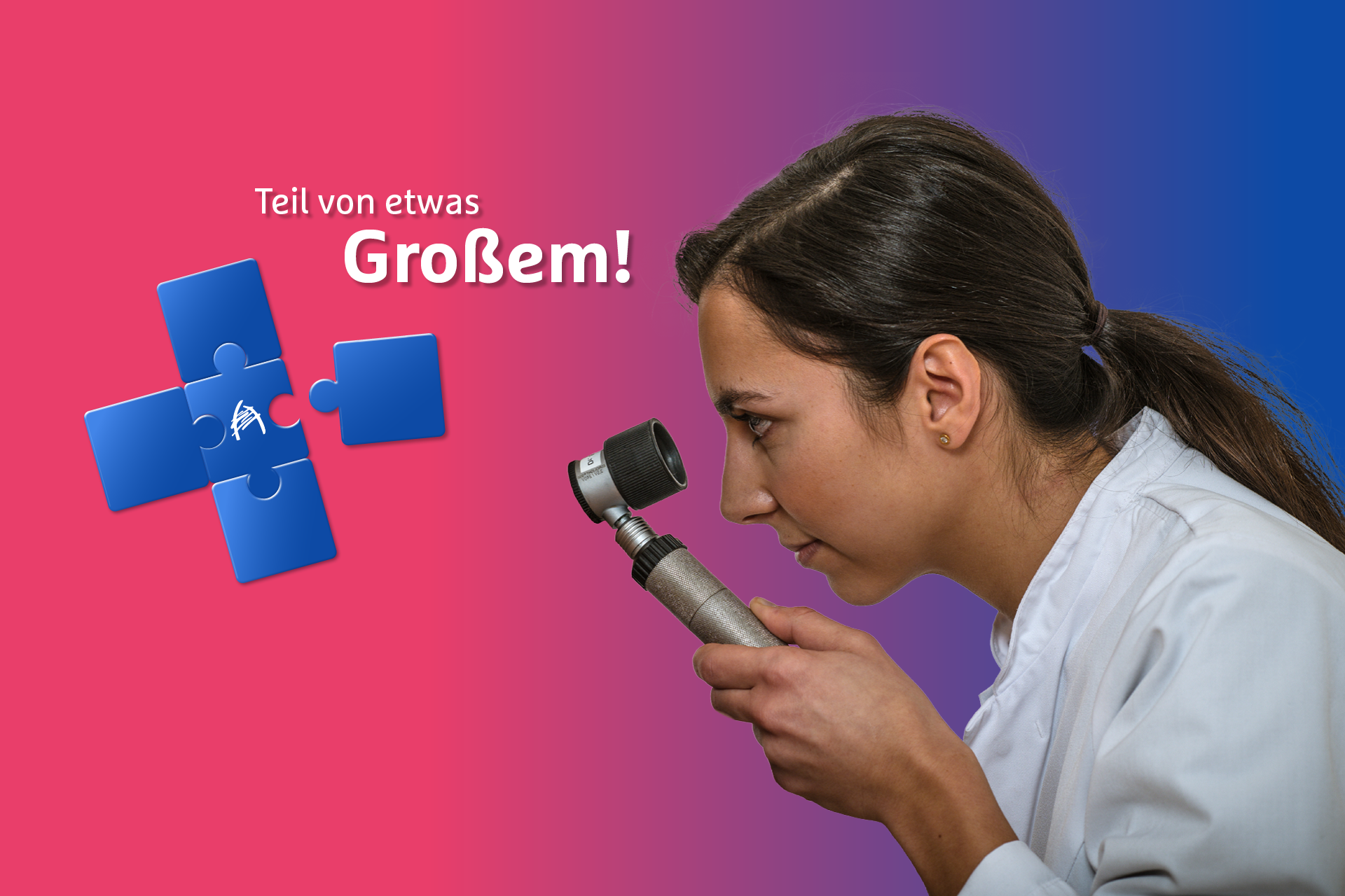 Ärztin als Teil von etwas Großem