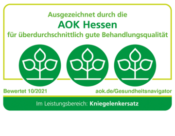 AOK Auszeichnung Kniegelenkersatz