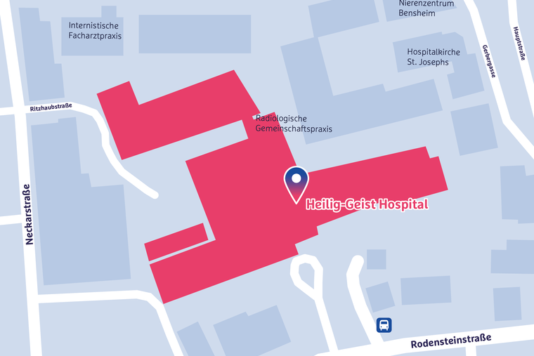 Lageplan Heilig-Geist Hospital