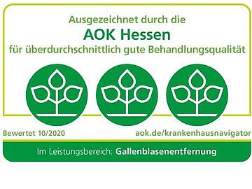 Auszeichnung Gallenblasenentfernung