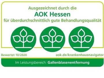 Auszeichnung Gallenblasenentfernung